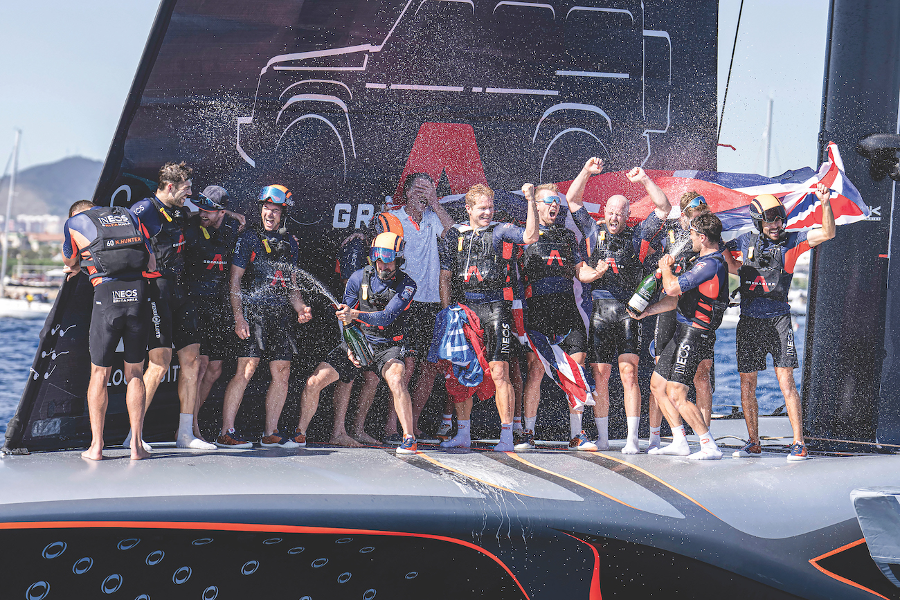 Sieg beim Louis Vuitton Cup