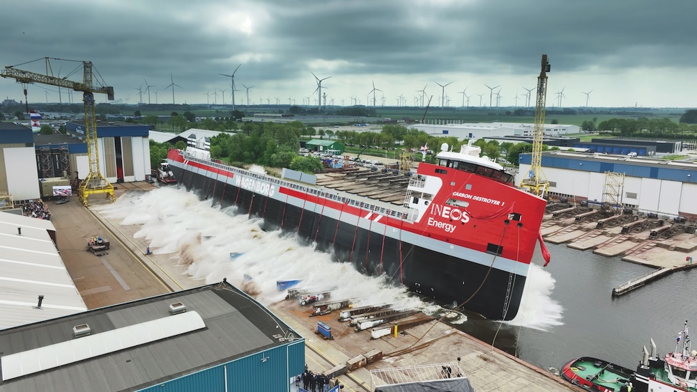 Carbon Destroyer 1 launches as Europe’s first CO2 storage ship